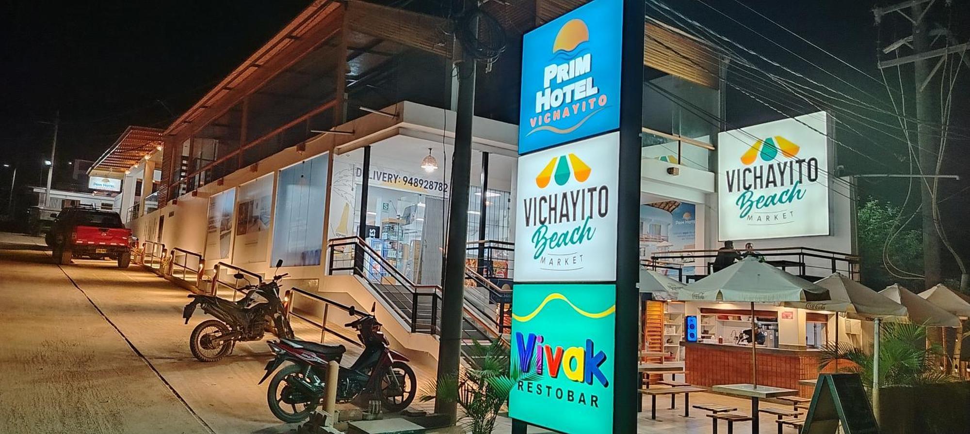 Prim Hotel Vichayito Exterior foto